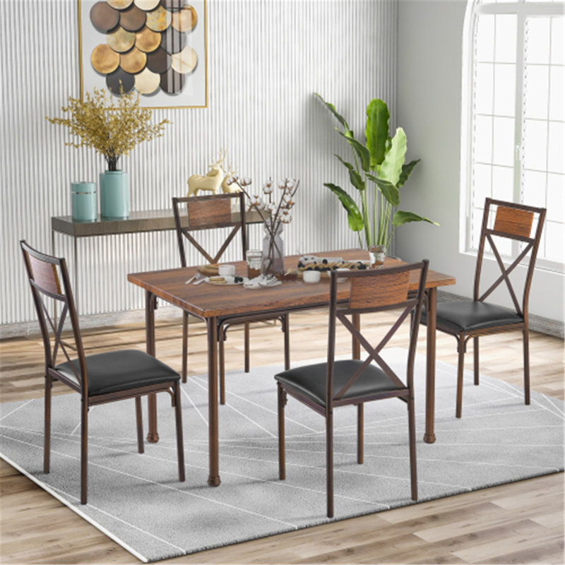 Williston Ivie 4 Person Dining Set Wayfair